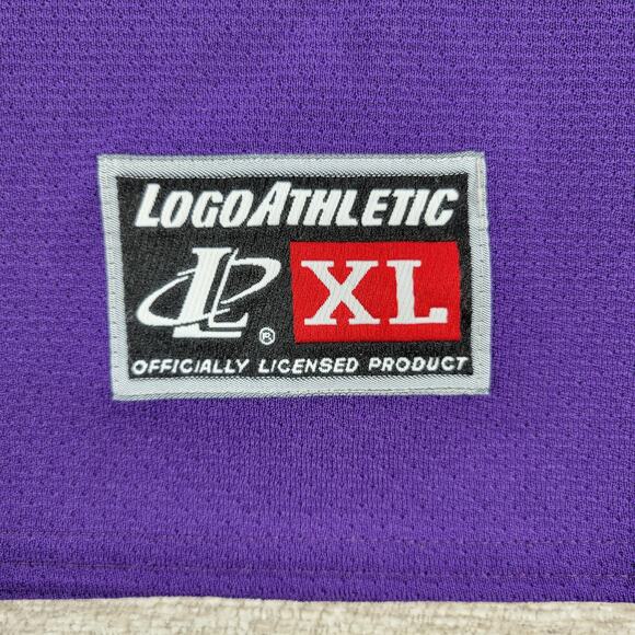 VTG Logo Athletic Randy Moss Jersey Mens XL Purple Minnesota Vikings NFL 90's - Picture 10 of 15